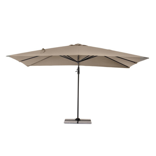 Umbrela gradina gri charcoal taupe Porto 400x300x250h