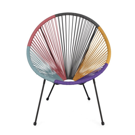 Set 4 fololii otel textil multicolor Parker 72x78x89h