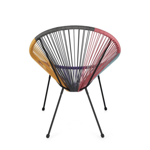 Set 4 fololii otel textil multicolor Parker 72x78x89h