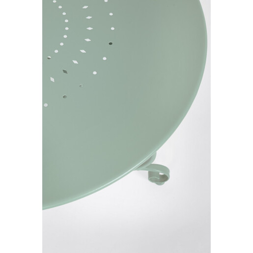 Masa otel verde menta Etienne 70x72 cm