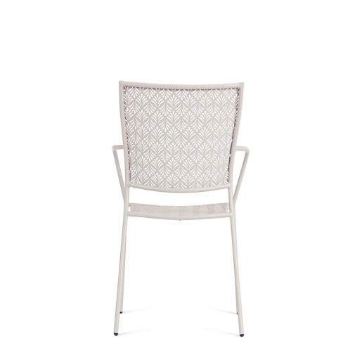 Set 4 scaune otel bej Lizette 54x55x89 cm