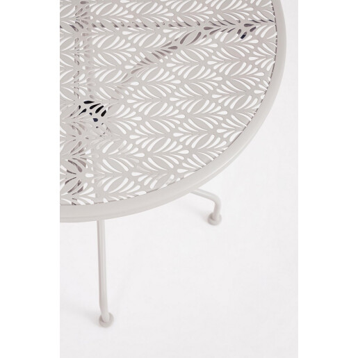 Masa otel bej Lizette 60x71 cm