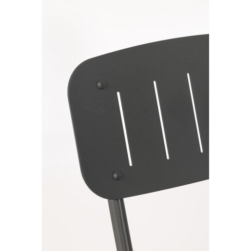 Set mobilier gradina otel gri Yvonne 44x50x85h ; 70x70x72h