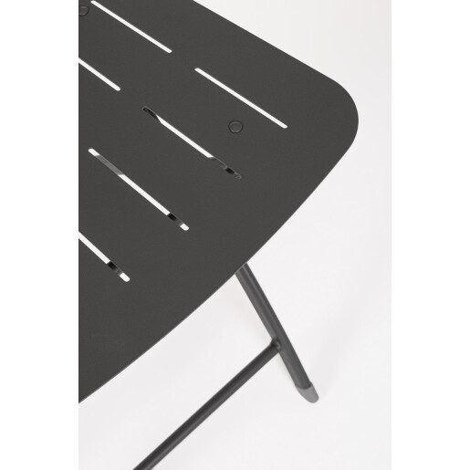 Set mobilier gradina otel gri Yvonne 44x50x85h ; 70x70x72h