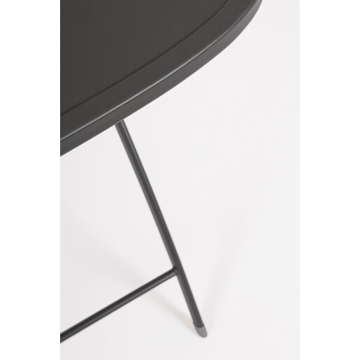 Set mobilier gradina otel gri Yvonne 44x50x85h ; 70x70x72h