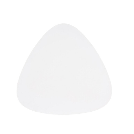 Set 2 masute cafea otel alb Yvonne 77.5x73.5x35h; 77.5x73.5x45h