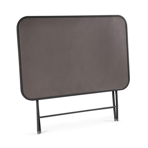 Masa gradina, terasa pliabila otel gri charcoal Yvonne 110x70x72h