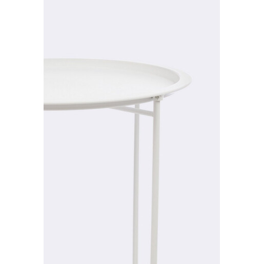 Masuta cafea otel alb Austin Ø46x52h