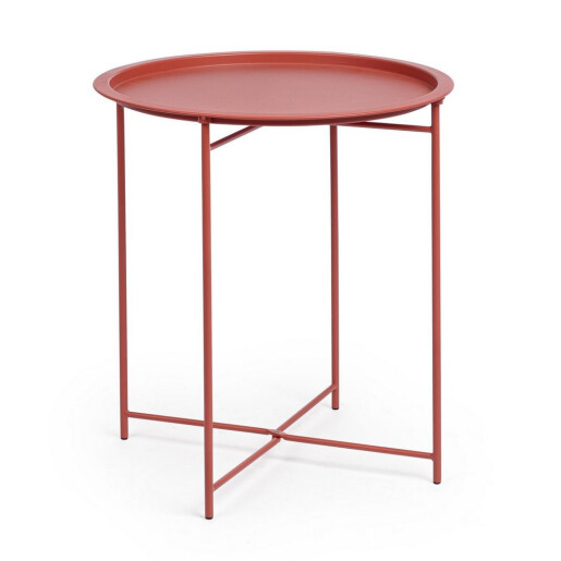 Masuta cafea otel caramiziu Austin Ø46x52h