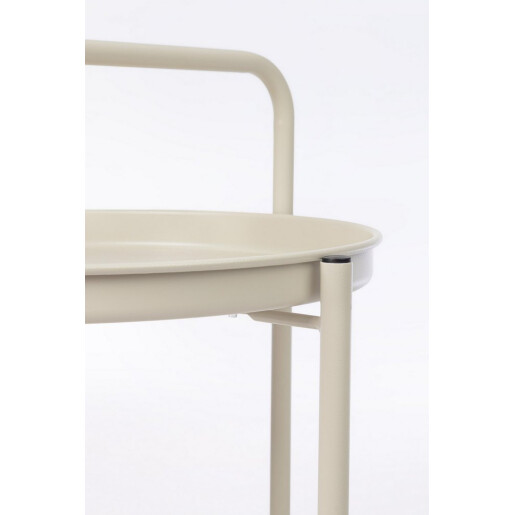 Carucior servire otel crem gypsum Austin Ø44.5x70h