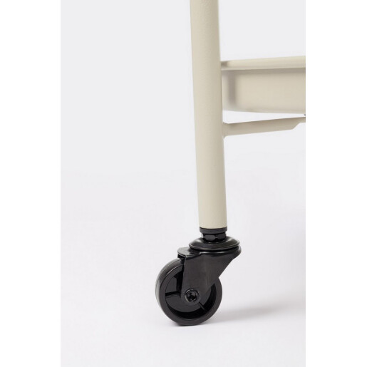 Carucior servire otel crem gypsum Austin Ø44.5x70h