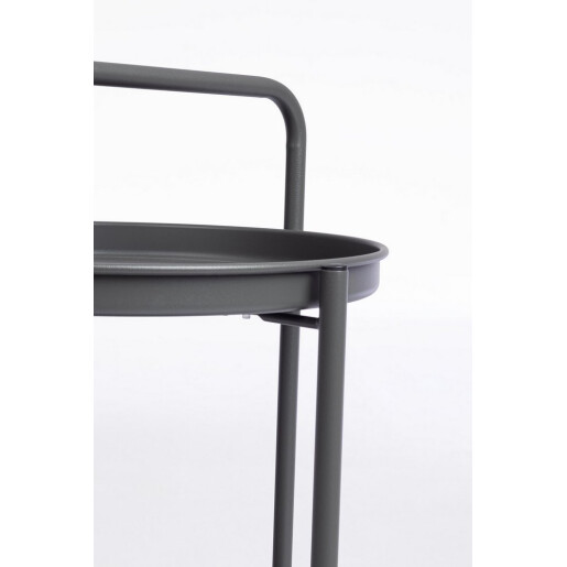 Carucior servire otel gri Austin Ø44.5x70h