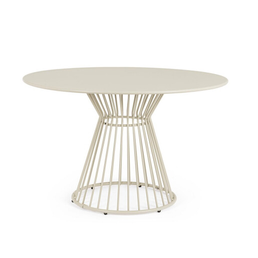 Masa rotunda otel crem gypsum Austin Ø120x75h