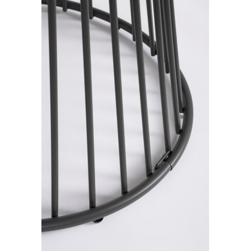 Masa rotunda otel gri charcoal Austin Ø120x75h