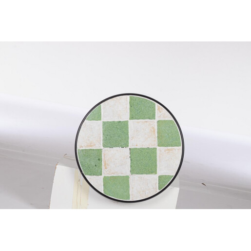 Set 2 scaune pliabile otel ceramica multicolora Loire 38x46x92h