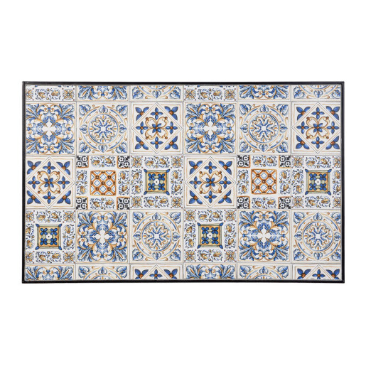 Masa otel ceramica multicolora Mykonos 120x80x75 cm