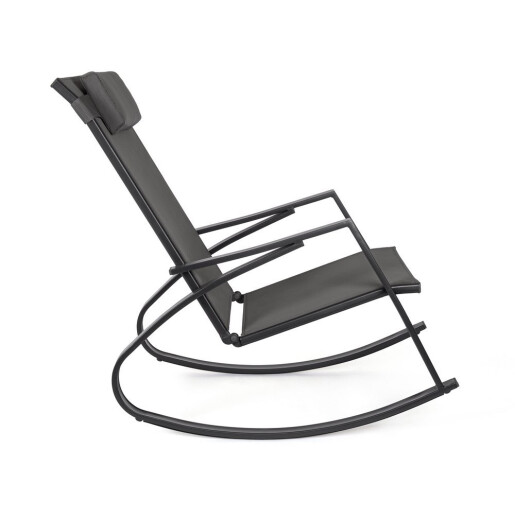 Fotoliu gradina, terasa gri charcoal Ercolano 60x107x95h