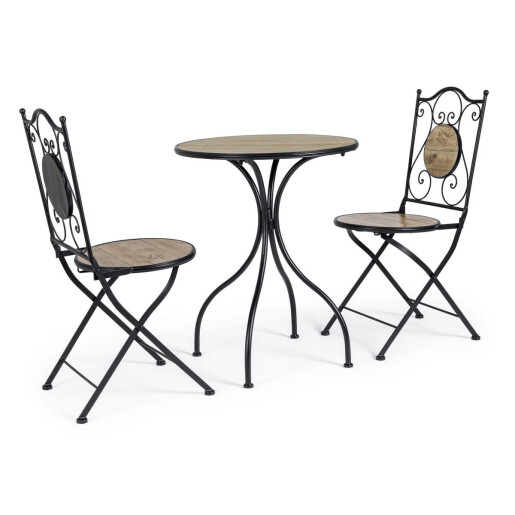 Set mobilier gradina Kansas 38x38x92 cm, 60x75 cm