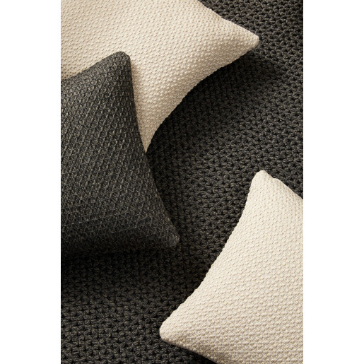 Set 2 fete perna exterior, interior gri Daya 45x2.3x45 cm
