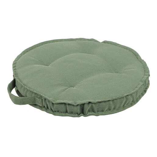 Set 4 perne podea textil verde Ø40x4h