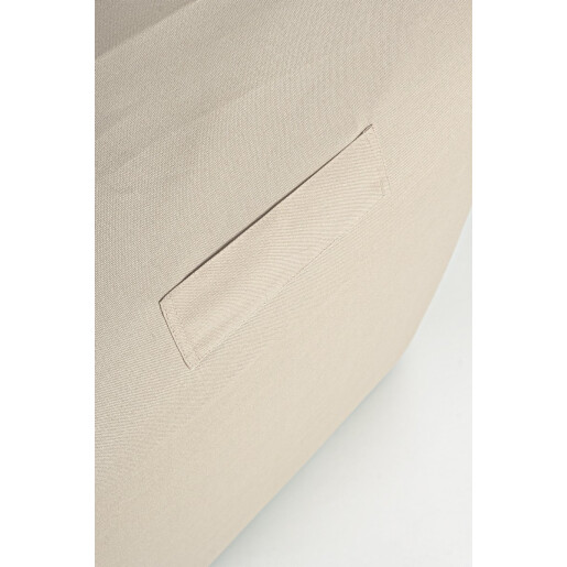 Fotoliu gonflabil textil bej Rihanna 90x60x70 cm