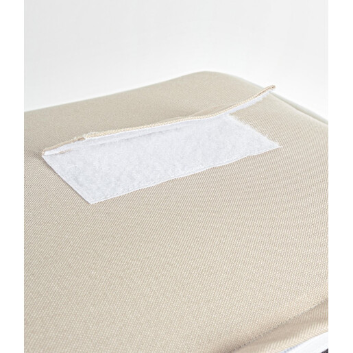 Fotoliu gonflabil textil bej Rihanna 90x60x70 cm