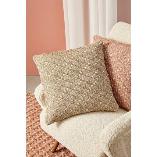 Set 2 fete perna exterior, interior taupe Bhajan 45x2.3x45 cm