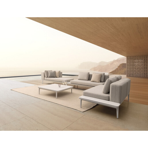 Set 2 fete perna exterior, interior bej Savan 45x2.3x45 cm