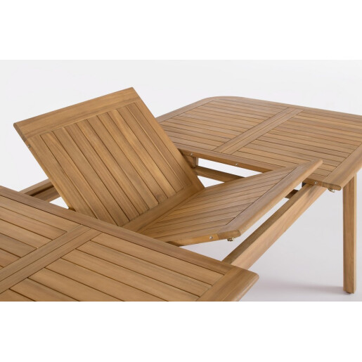 Masa extensibila lemn acacia Danubio 180/240x100x75h