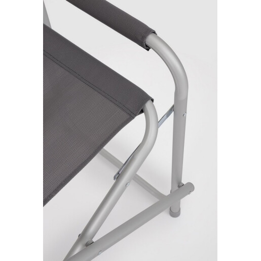 Set 2 scaune gradina aluminiu textilena gri Cayo 57x47x79h