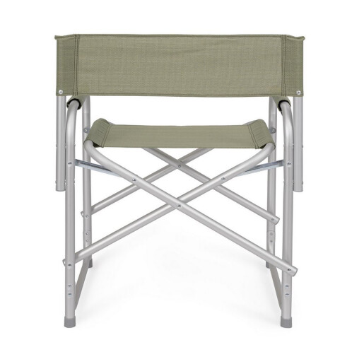 Set 2 scaune gradina aluminiu textilena verde olive Cayo 57x47x79h