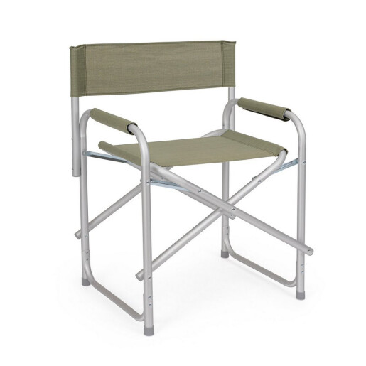 Set 2 scaune gradina aluminiu textilena verde olive Cayo 57x47x79h