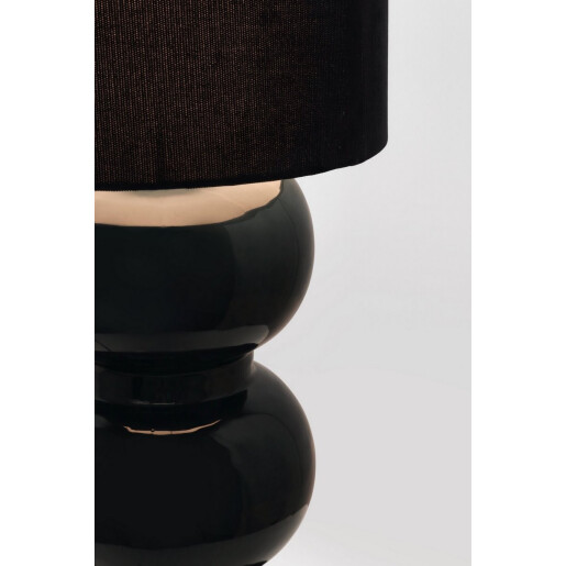 Lampadar metal textil albastru Ikeru Ø30x100h