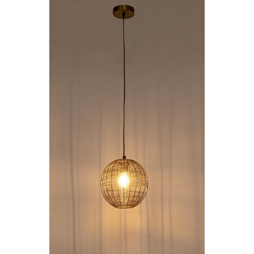 Set 2 lustre metal cupru Inay 25x100 cm