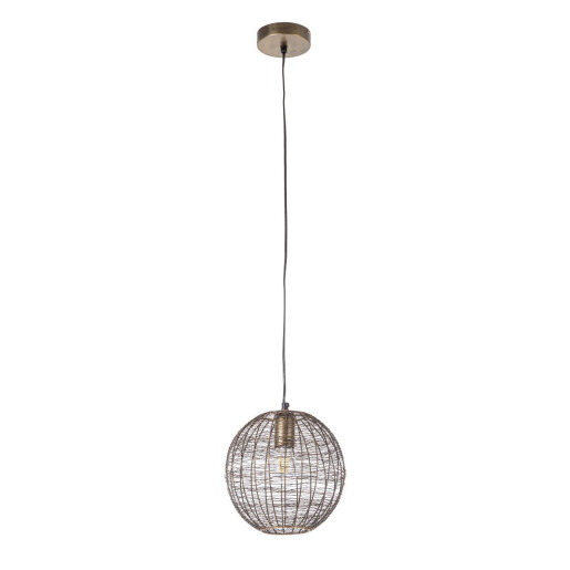 Set 2 lustre metal cupru Inay 25x100 cm