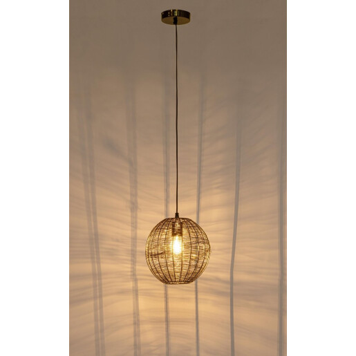 Set 2 lustre metal negru Inay 25x100 cm