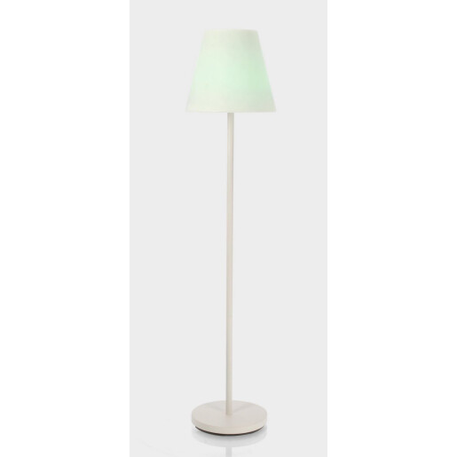 Lampadar incarcare solara otel alb Ø34x150h
