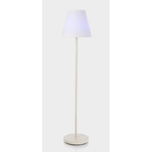Lampadar incarcare solara otel alb Ø34x150h