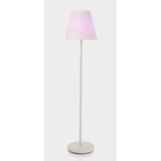 Lampadar incarcare solara otel alb Ø34x150h