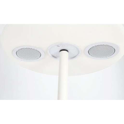Lampadar incarcare solara otel alb Ø34x150h