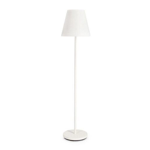 Lampadar incarcare solara otel alb Ø34x150h