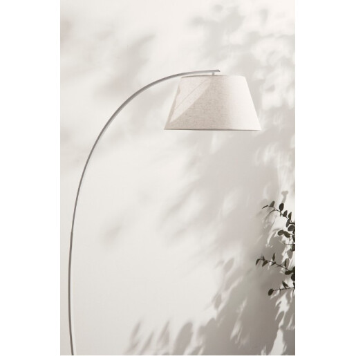 Lampadar alb  uz interior, exterior cu led Blomus Ø43x180h