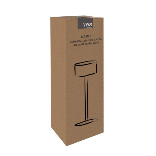 Veioza metal verde cu led Naimi Ø8x26h