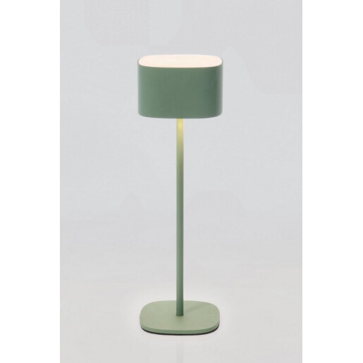 Veioza metal verde cu led Naimi Ø8x26h