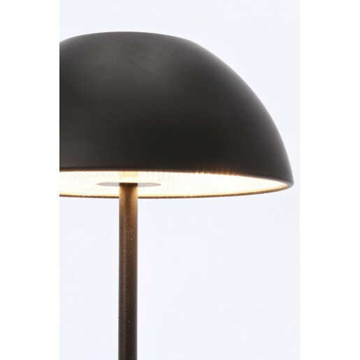 Veioza metal negru cu led Beren Ø13x28h