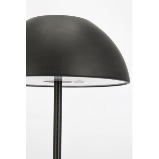 Veioza metal negru cu led Beren Ø13x28h