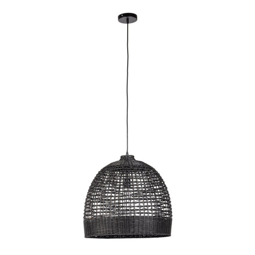 Lustra ratan negru Siwa 53x48.5 cm