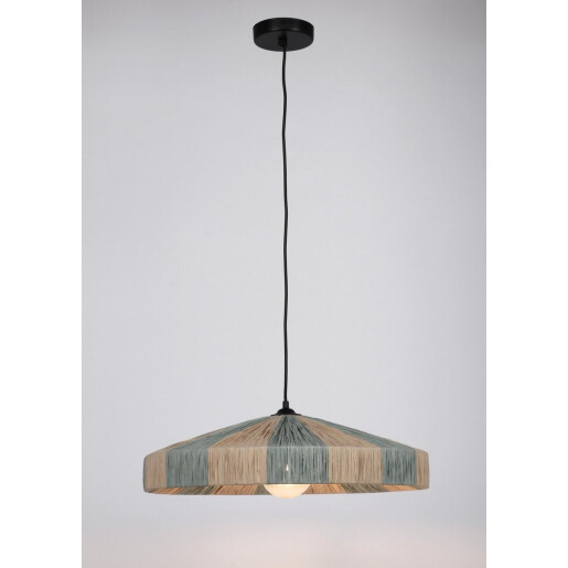 Lustra rafie natur albastra Kanda 50x13 cm