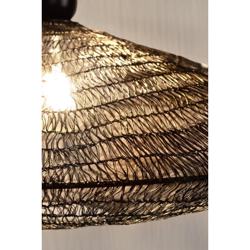 Candelabru metal negru Odissa Ø86x47h