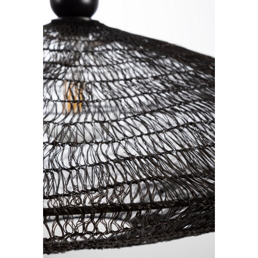 Candelabru metal negru Odissa Ø86x47h